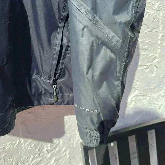 Columbia, hooded, bomber style jacket, charcoal, gray - Picture 3 of 5